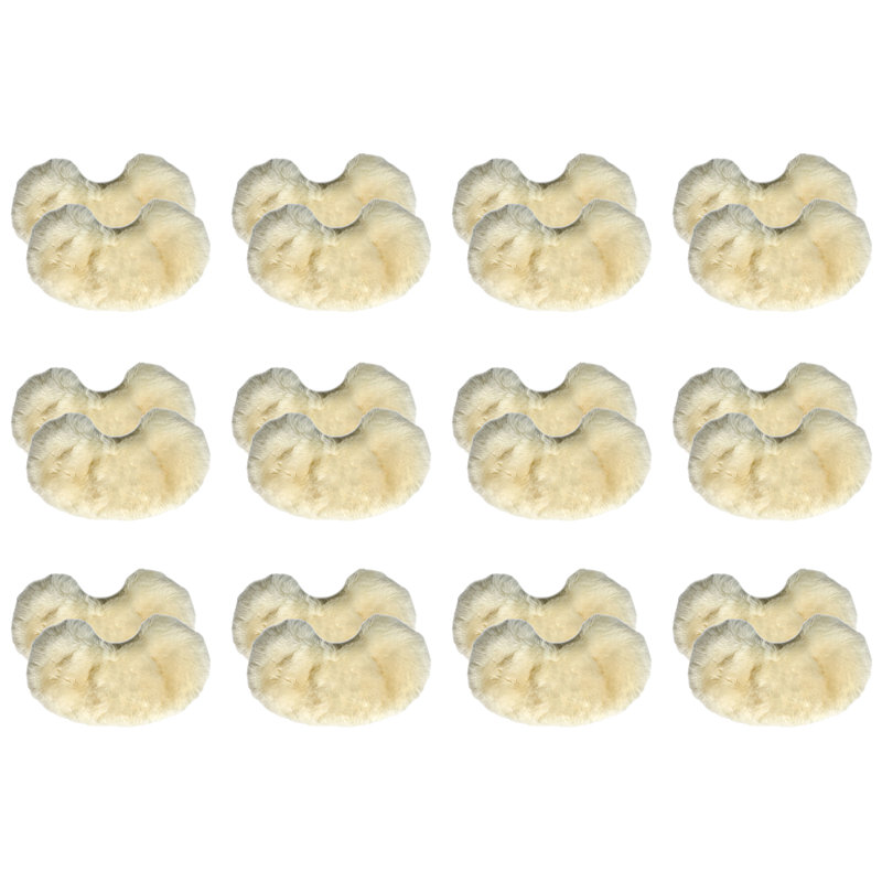 Couvre-béquilles classiques Natural Natural | 12 pièces | Soie de maïs | 8 po x 4,5 po