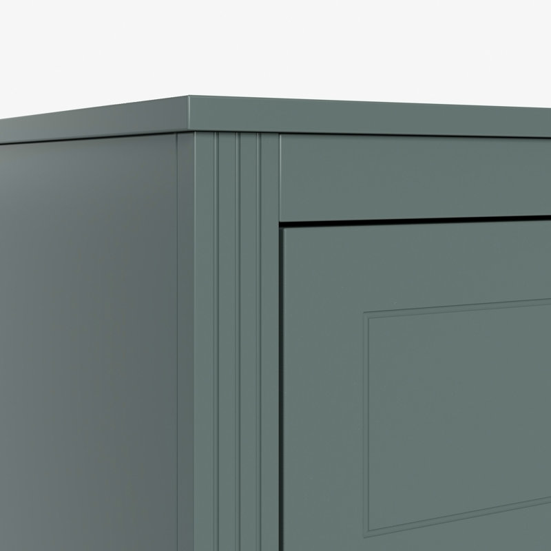 Commode double 6 tiroirs en bleu