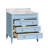 Frankfurt 36" Single Bathroom Vanity with Powder Blue Cabinet and Carrara Marble Countertop-1667135195-1667135192