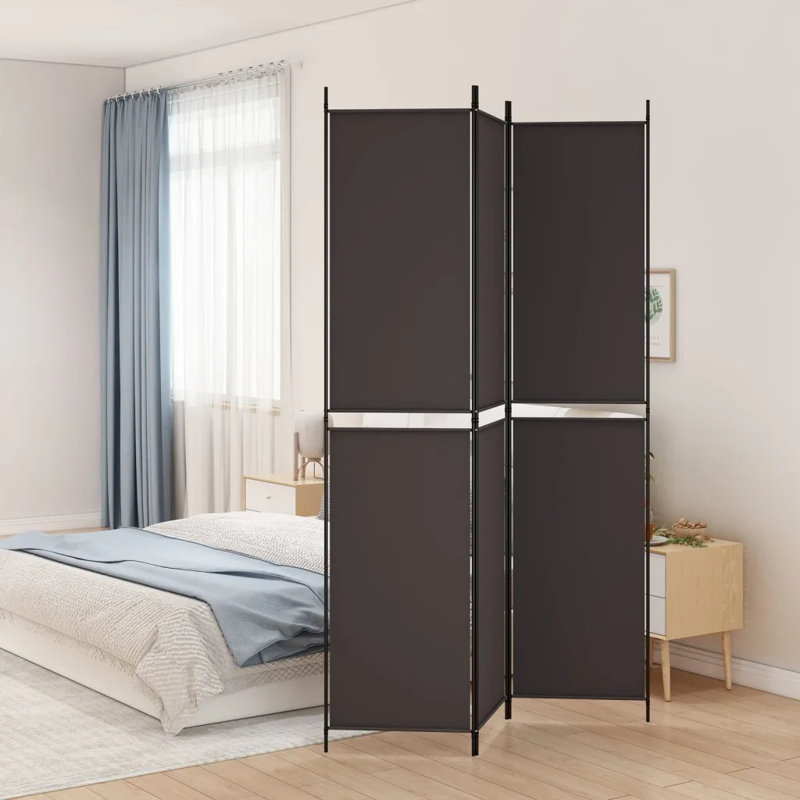 Kahleo Room Divider, 3, White, 220cm H x 150cm W
