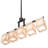 Metro 5 - Light Golden Bronze Kitchen Island Pendant