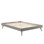Base de lit plateforme en bois Margo