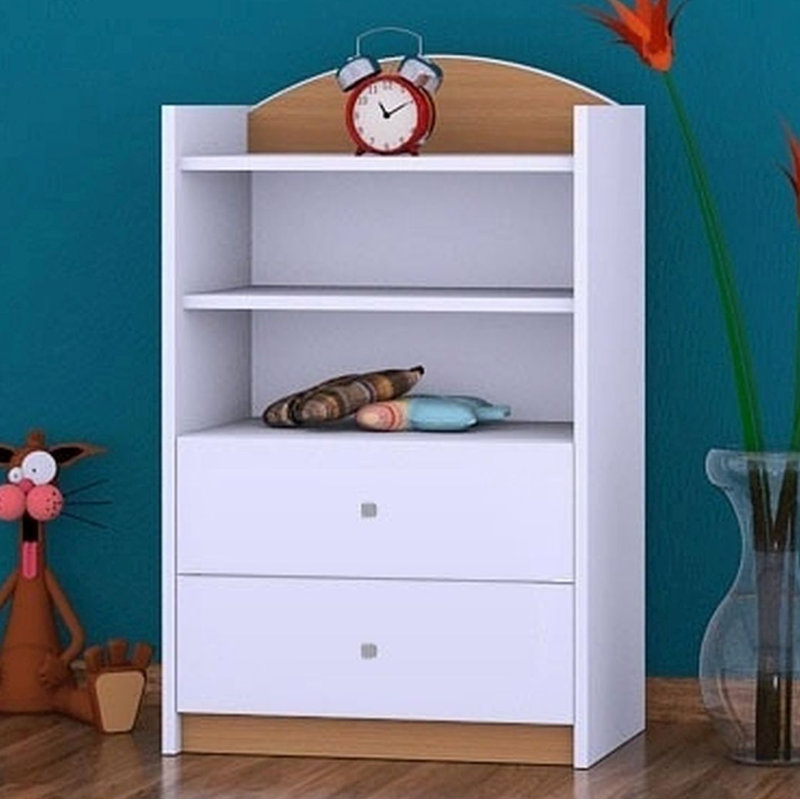 Hallie 96cm H Kids Cube, 92cm H x 60cm W x 34cm D, Natural