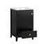 Meuble-lavabo simple 20 po avec comptoir en céramique-2082356217