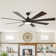Vaczon 72" 8-Blade Modern Ceiling Fan with Dimmable 3CCT LED Lights and Remote Control