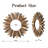 Kriemann Sunburst Wall Mirror-950725148
