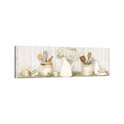 Baldwinville Vintage Kitchen Panel by Tara Reed - Wrapped Canvas Panoramic Painting