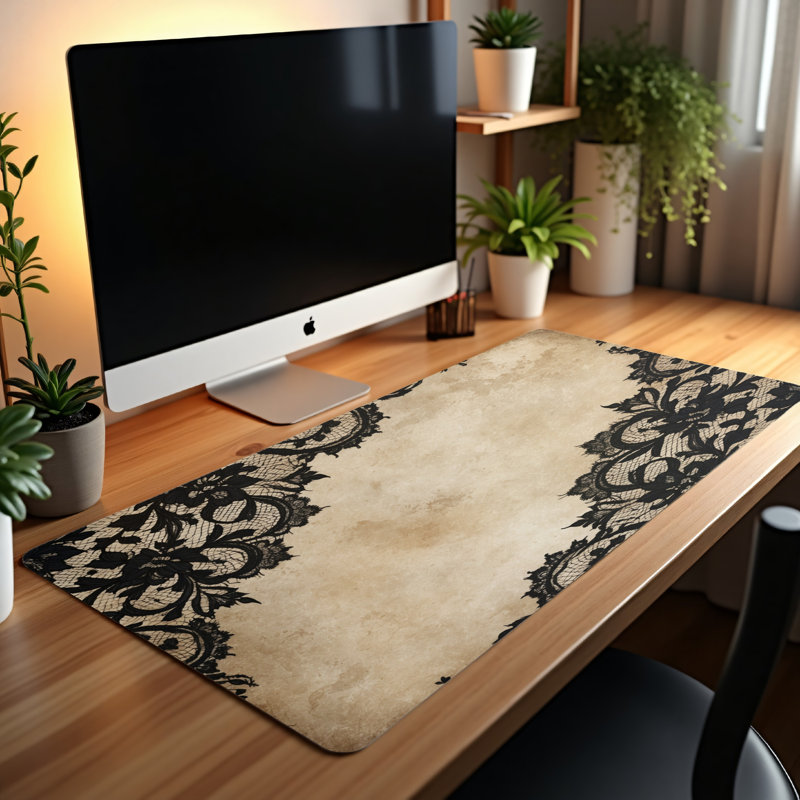 Polyester Desk Pad, 14.4x12.1