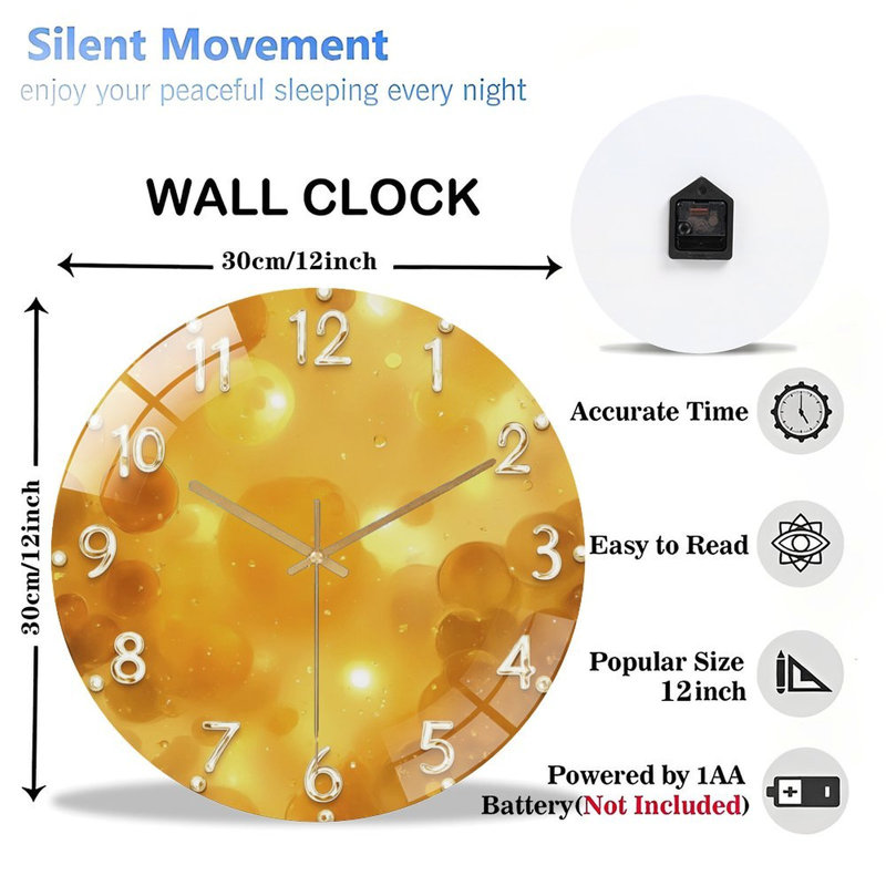 Horloge murale 12 po