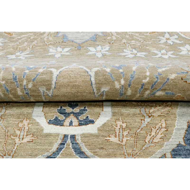 Handmade Wool Oriental Area Rug, Rectangle 10' x 14'