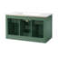 Meuble-lavabo mural simple flottant 36 po avec comptoir en céramique 36 po