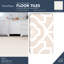 Parthanon Peel and Stick Floor Tiles