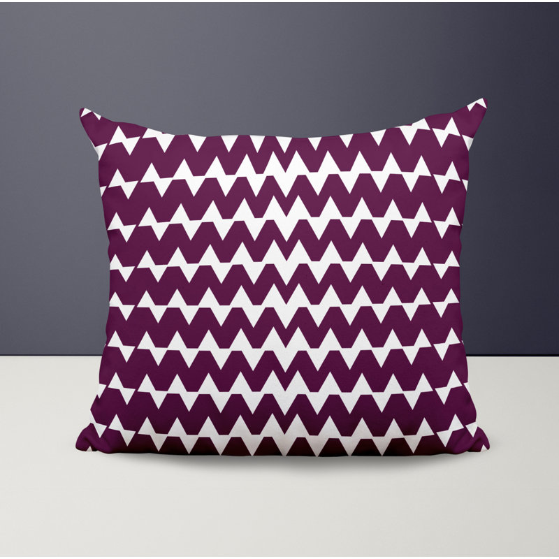 Housse et insert de coussin décoratif en polyester, L 15 po x H 15 po, Mauve