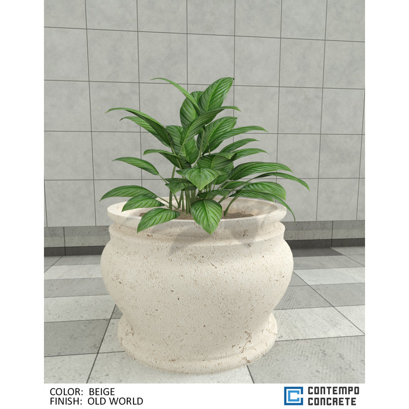 Hazel Planter, Old World Beige