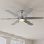  Ventilateur de plafond de 60 pi avec éclairage DEL-88562887