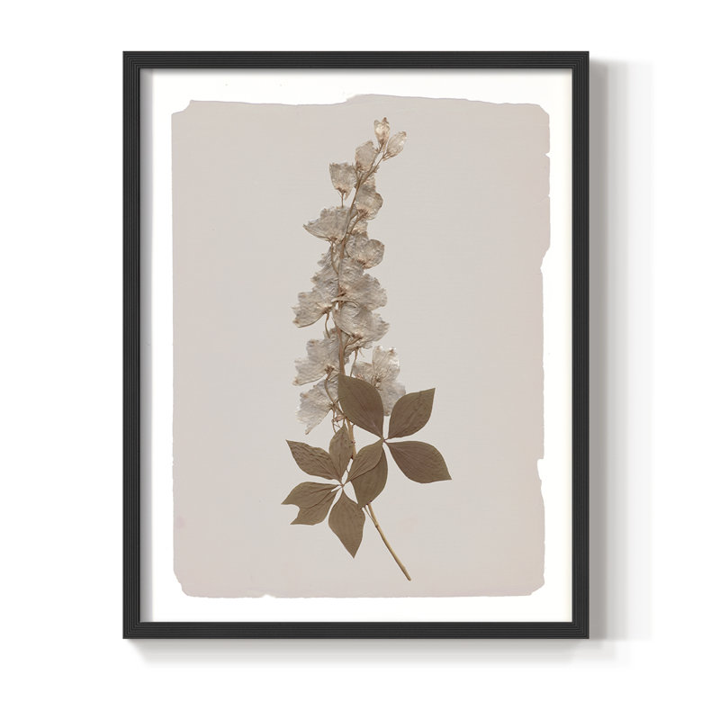 Reproduction encadrée monochrome en bois massif III, H 11 po x l 9 po, Noir, noir, noir, noir