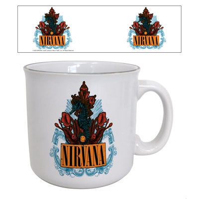 Nirvana - Hippocampe floral 20 oz Tasse de camping