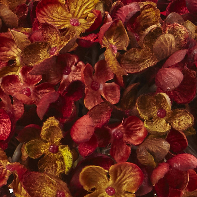 Arrangement floral Pauletta Hydrangea dans un vase, rouille