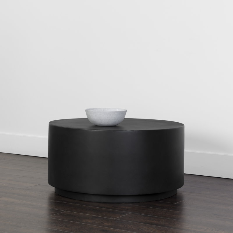 Glass Coffee Table, Black