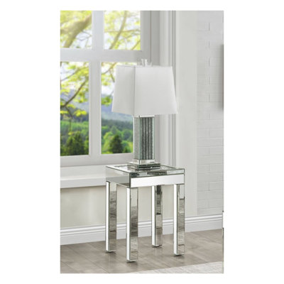 Table de bout en miroir Noralie Glam