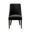 Chaise de salle à manger rembourrée en hévéa Beever-330035904