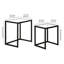 Glass Top Frame Nesting Tables-1566707490