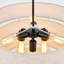 Lustre tambour 6 lumières en lin moderne-1236415135-1236415133-1236415131