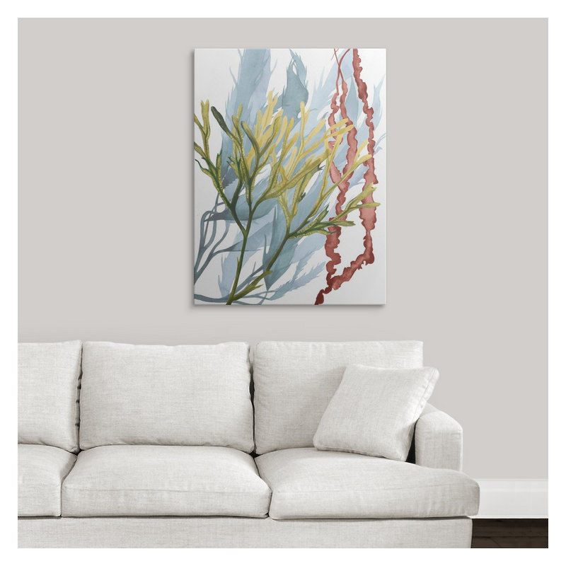 «Seaweed Flow II», impression de Grace Popp, H 24 po x l 18 po x P 1,5 po, Toile
