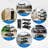 3-Tier Folding Collapsible Service Cart