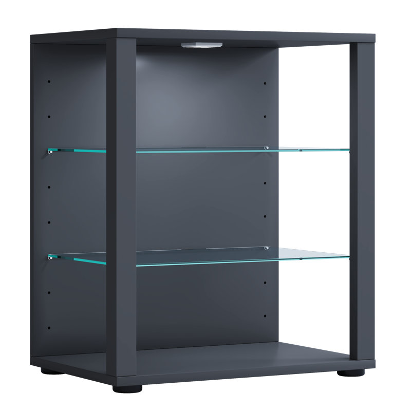 Canyla Display Cabinet, Anthracite