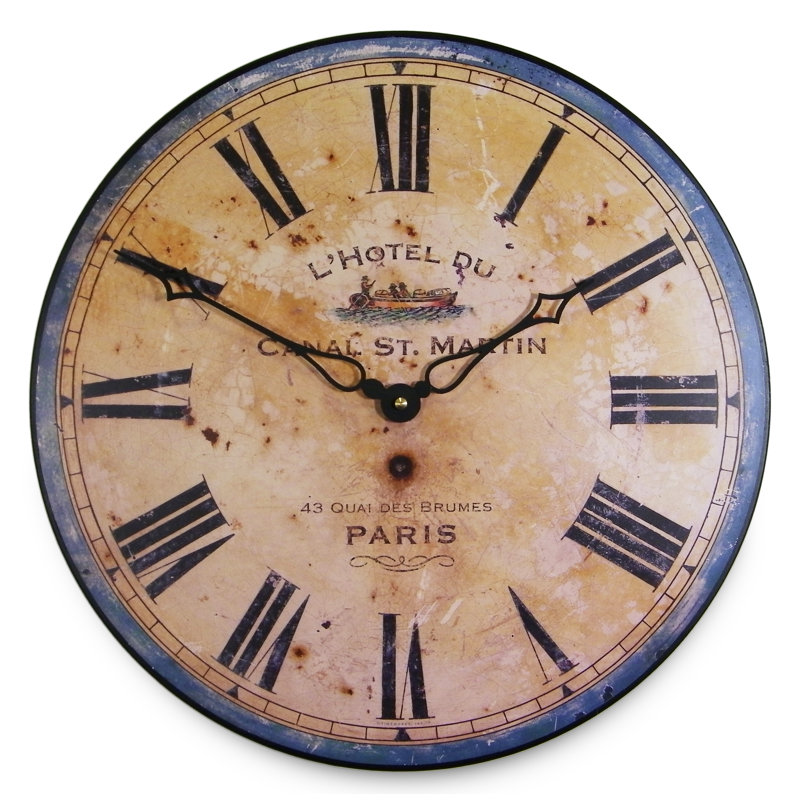Mona Paris Hotel Wall Clock - 36cm