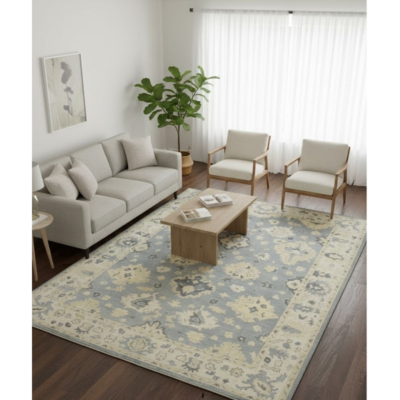 Tapis oriental Oushak Chobi Mute