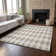 Premium Machine Washable Cerrito AMF578 Taupe Rug