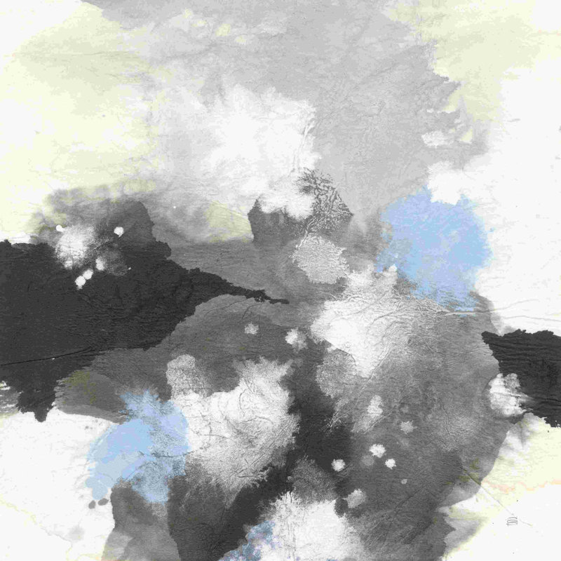 Bouffée de bleu I, H 12 po x l 12 po