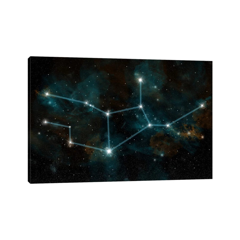 The Constellation Virgo The Virgin by Marc Ward - Wrapped Canvas Print, 101.6 cm H x 66.04 cm W x 3.175 cm D