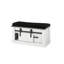 Jackeline Polyester Upholstered Storage Bench-69936322
