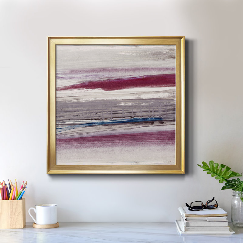 "Cueillette de baies", reproduction d'art sur toile encadrée, Toile avec cadre doré, H 30,5 po x l 30,5 po x P 1,5 po