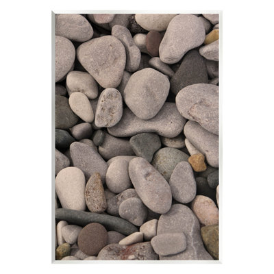 Variété de galets de plage, estampe numérique par Lil 'Rue
