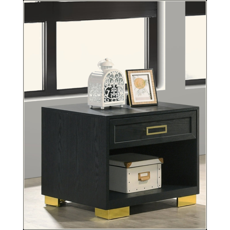 Table de bout contemporaine carrée 1Pc