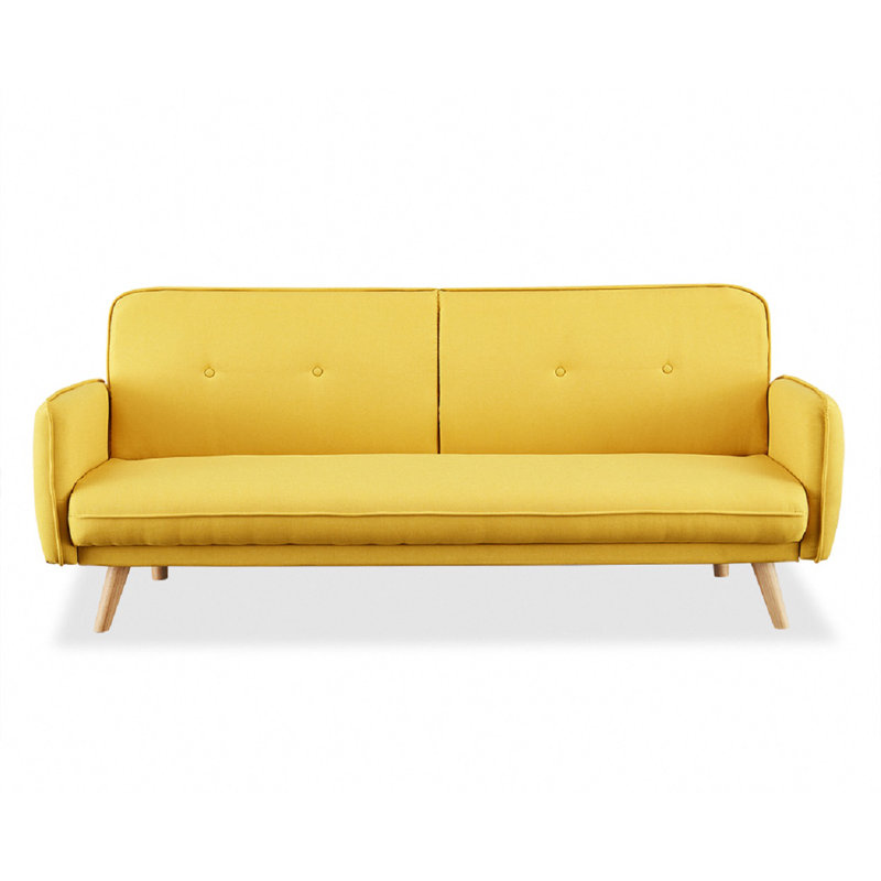 Merriam 3 Seater Sleeper, Mustard
