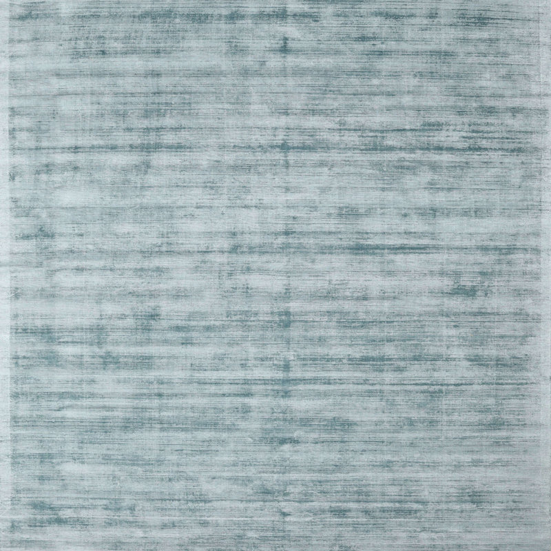 Tapis contemporain bleu ciel, Carré 7 pi