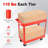 31'' H x 33.5'' W Utility Cart with Wheels