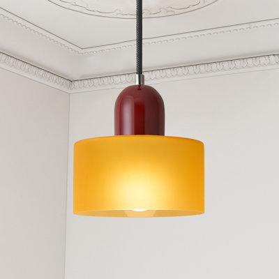 Mid Century Modern Glass Pendant Light