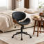 Chaise de bureau rembourrée à hauteur réglable-437675638