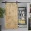 Waithman Solid Oak Wood Barn Door-1164451522