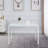 Helsea Glass Top Metal Base Dining Table-700535867