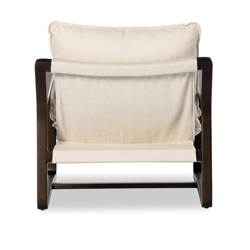 Ace Chair, Surrey Olive, Thames Cream Performance Weave, Burnt Parawood