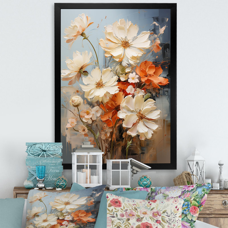 Impression romantique sur toile Caylim, H 32 po x l 24 po x P 1 po, Cadre photo noir