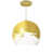 Matte White/Brass
