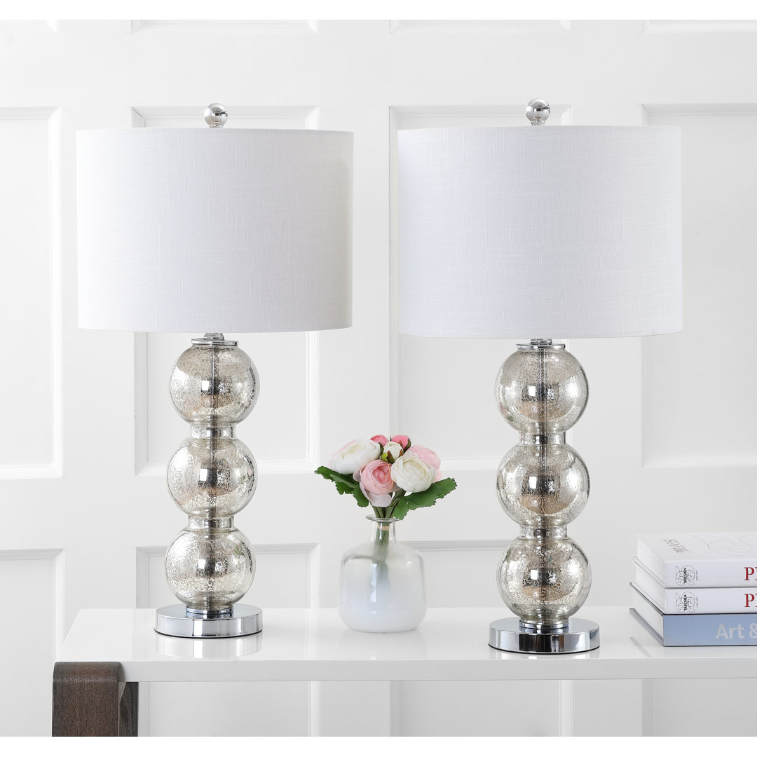 Leaver 27" Table Lamp Set (Set of 2) Dakota Fields Base 